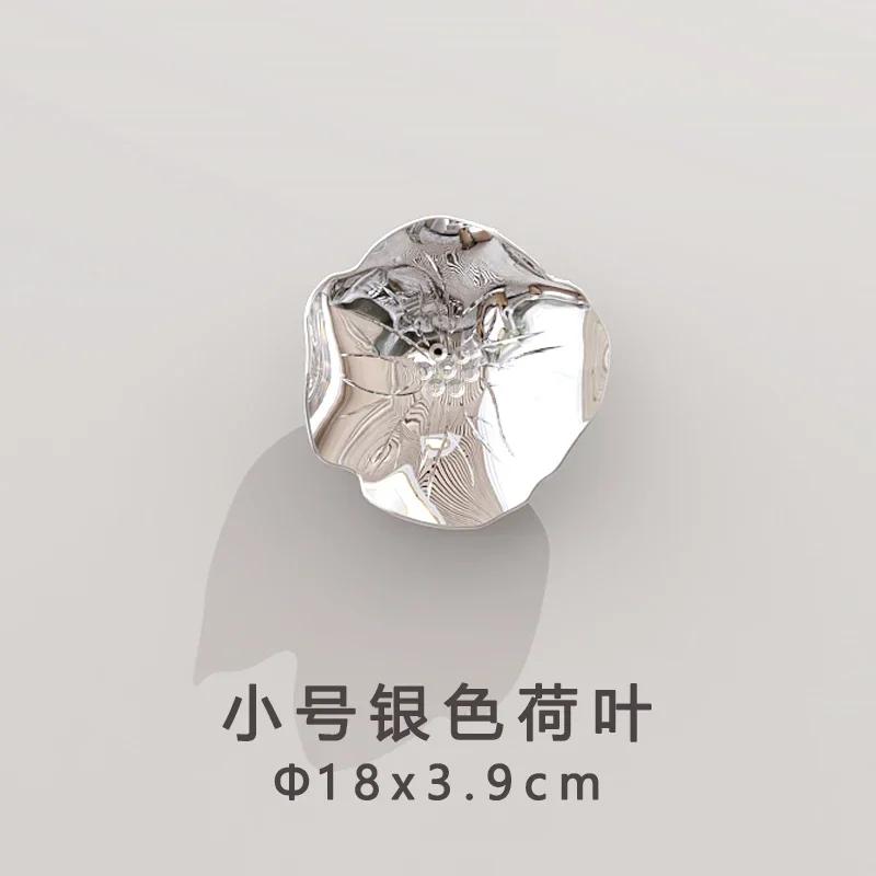 Imitacja metalu plastikowy liść lotosu karp salon sofa tło wisiorek dekoracja ścienna dekoracja ścienna sypialni naklejka ścienna