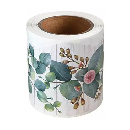 

1 рулон, 5 метров, наклейка на стену, водонепроницаемая, с волнистым краем, прочная, эвкалиптовый лист, цветок, доска, наклейки для доски объявлений