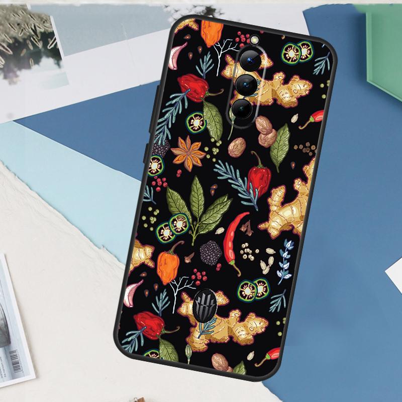 

mushroom forest Case For ZTE Nubia Red Magic 10S 11 10 9 8 8S 9S Pro Plus 6 7 6S 7S Pro 5G 6R 10 Air Cover RedMagic 9S Pro Plus