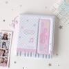 Cartoon Polaroid Album 4 Grid Layout Card Storage Album Fashion Photo Card Holder  For Girls
