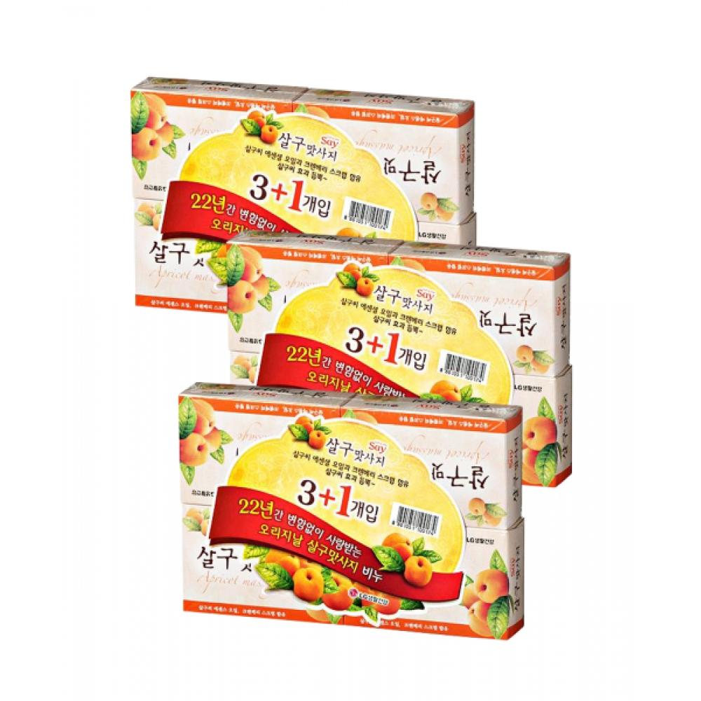 

Массажное мыло Onthebody Apricot 100 г 3+1 упаковка X 3 упаковки NONE