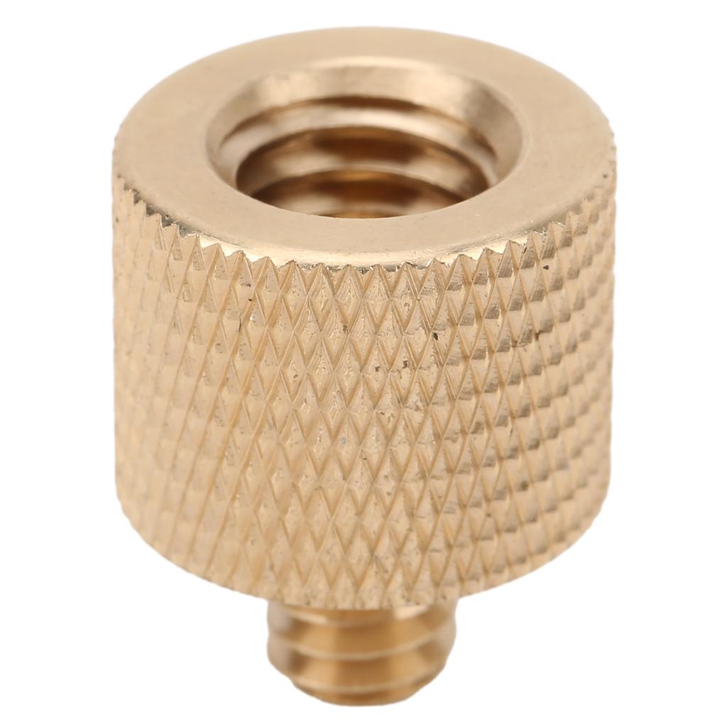 Brass Screw Adapter 1 4 Inch Male to 3 8 Inch Female Tripod Thread Reducer Screw Adapter