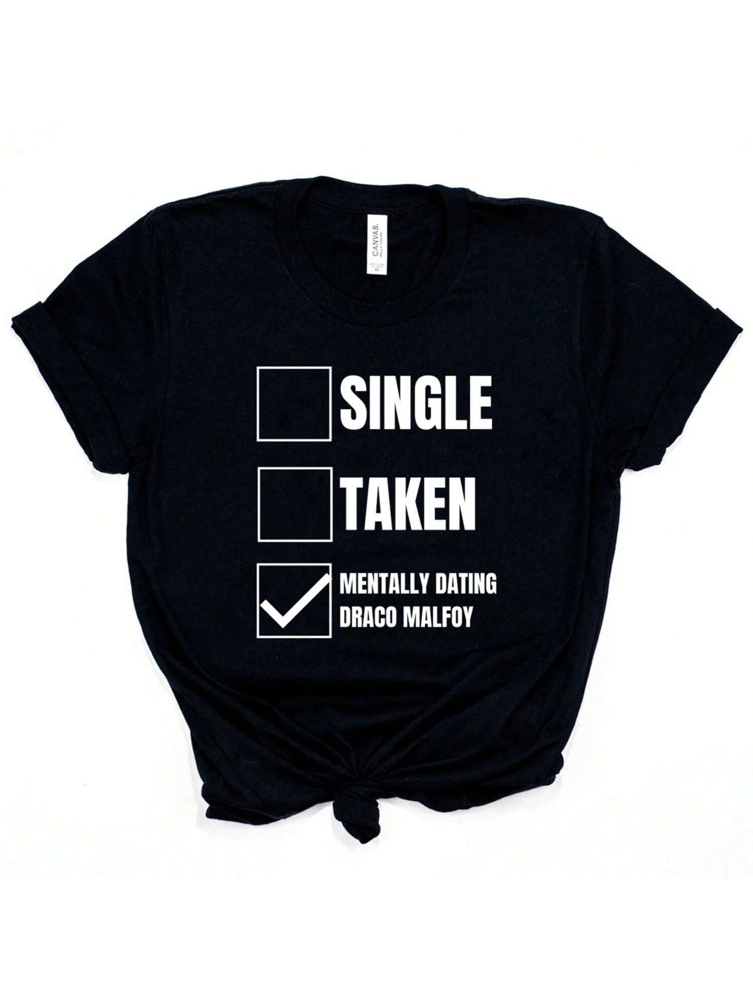 unisextally Dating   T-Shirt Funny Checklist Shirt Cool   Shirt Magic School Wizard Tee Hipster Tops S разноцветный
