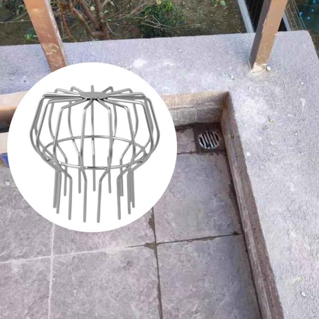Jgheab Apărător pentru frunze Filtru exterior Filtru Capac de sârmă Anti înfundare Balcon Drenaj rezistent la rugină