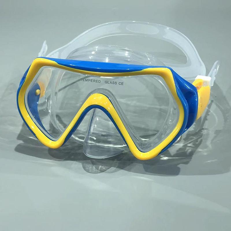 Children's Diving Goggles Silicone/tempered Glass Diving