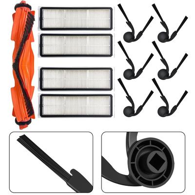 FOR Xiaomi S40 OV81 Robot Vacuum Cleaner Main Brush Side Brush Filter Set Full Replacement Kit For Residential Cleaning