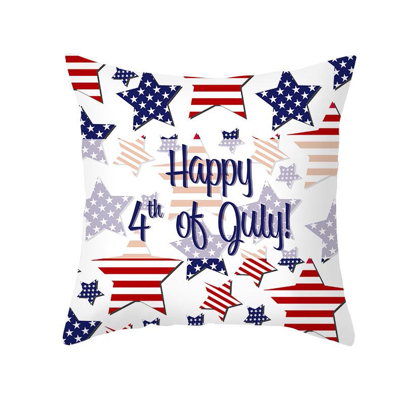 Kissenbezug Einfacher Pfirsichhaut-Druck Kissenbezug Sofakissenbezug