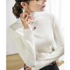 Autumn and Winter Women's Bottoming Shirt Half-high Neck Bottoming Shirt Inside Knitted Long-sleeved Top Blouse