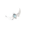 Sky Blue Topaz Gemstone 925 Sterling Silver Jewelry Women Pendant 1" For Gift CP-33-3