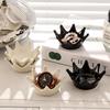 Creative Crown Jewelry Storage Dish: Small Desktop Ornament & Photography Prop