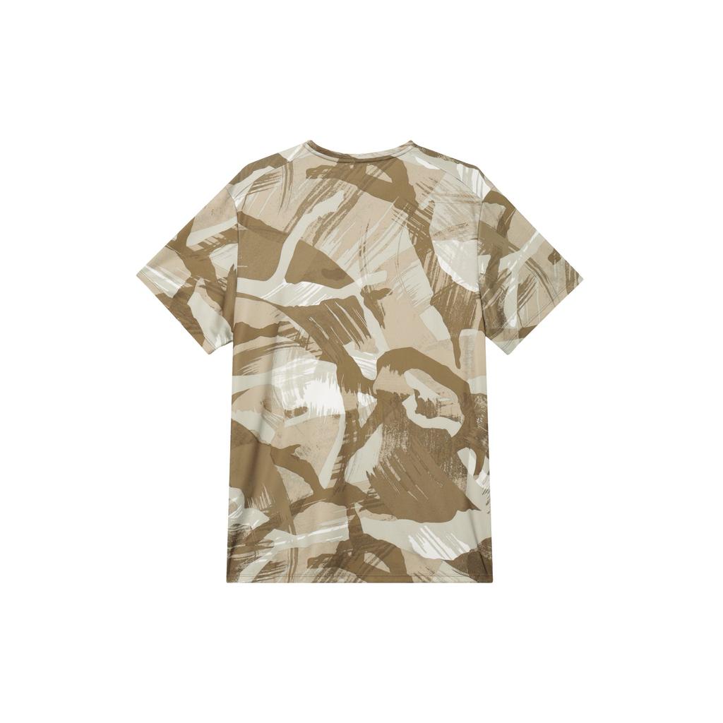 Nike T Shirts Men's Rush Umber Crew Neck Moderate Straight Fit FD4053-242