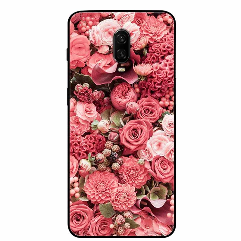 For Oneplus 6T Case Silicone Lovely TPU Soft Phone Cover for One Plus 6 6T Protective Back Shells oneplus6T Cute Cats Funda Capa