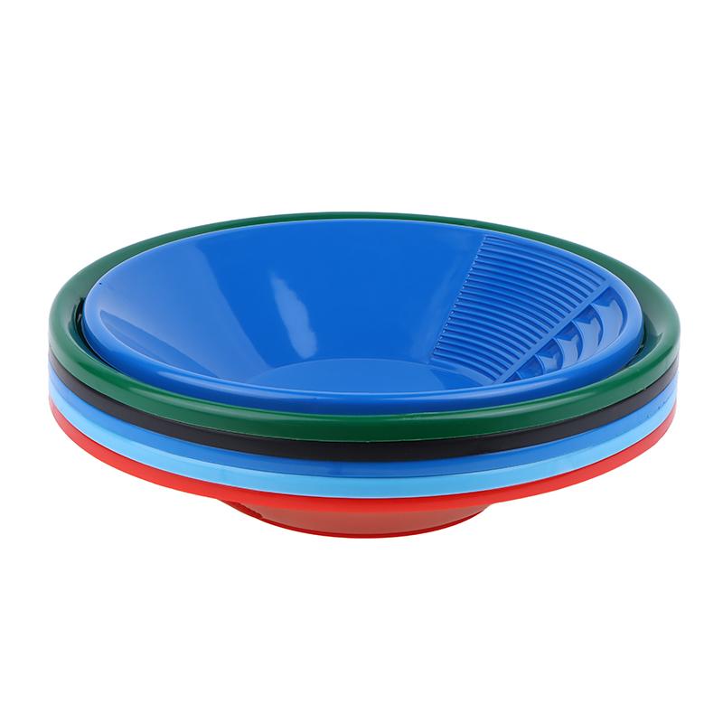 Dia 35/38cm Plastic Gold Pan Ergonomic Gold Panning Tool For Gold Mining Metal Detect Wash Gold Panning Equipment