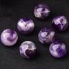 Energy Healing Amethyst Crystal Ball Exquisite Feng Shui Ornaments Healing Stone  Home Decoration