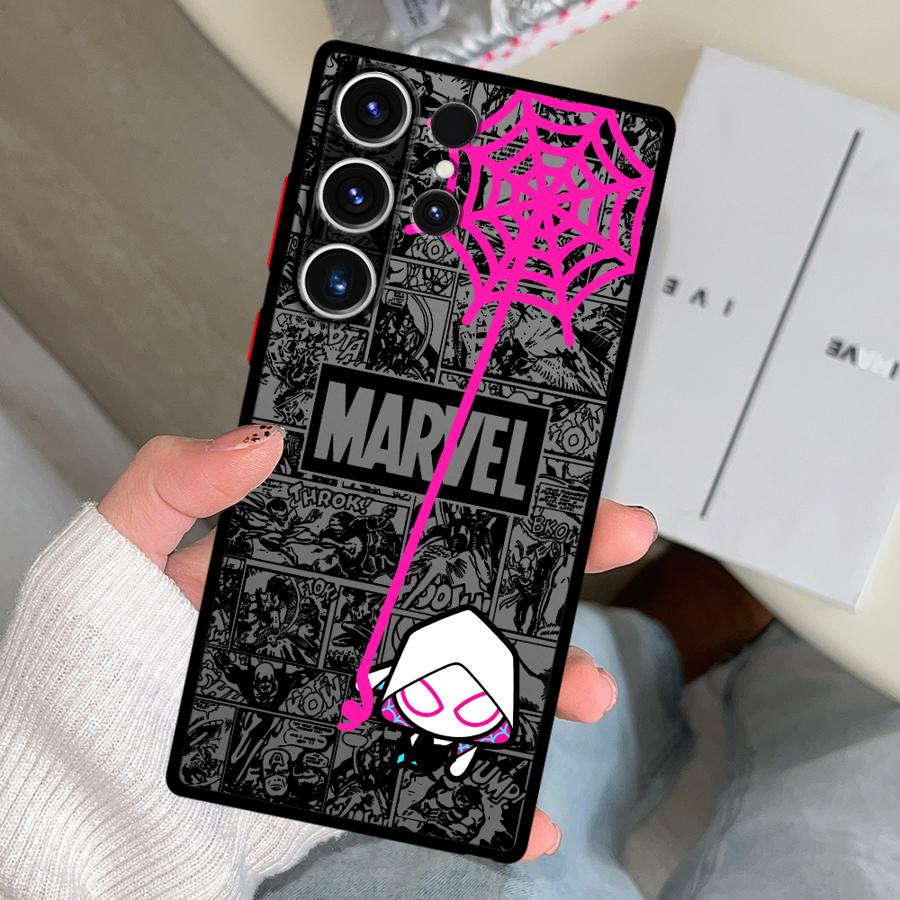 Marvel Süßes Spiderman Hülle Handyhülle für Samsung Galaxy S26 S20 S22 S24 Plus S21 S23 FE S25 Ultra Note 20 10+