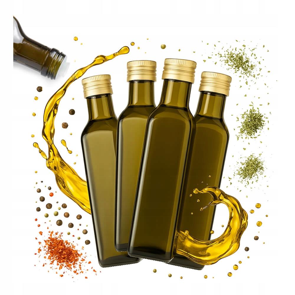 Bottle of MARASCA OLIVE 250ml for olive oil, tinctures, vinegar, oil, syrup, sauce bottles