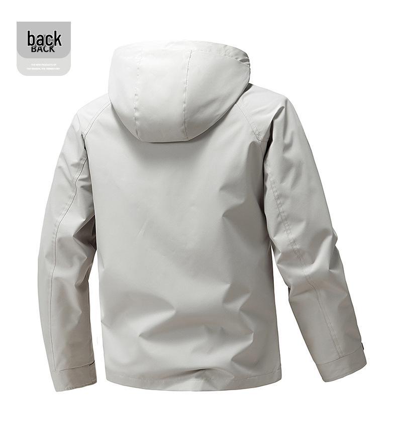 Men's 2025 Softshell Windbreaker: New Hot Style Spring Punk Workwear - Thin, Loose Fit Jacket