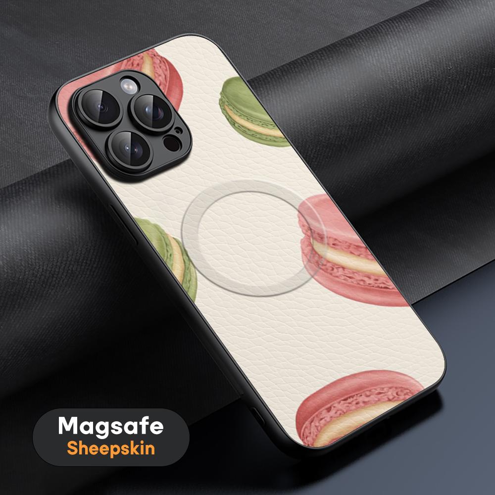 

Cute Macaron cute lovely design Phone Case For iPhone 17 16 15 14 13 12 11 Plus Pro Max High-end Luxury Magsafe Sheepskin iPhone 14 Pro