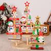 Mingguan Cross-border Christmas Wooden Tabletop Decorations for Restaurants and Bars
