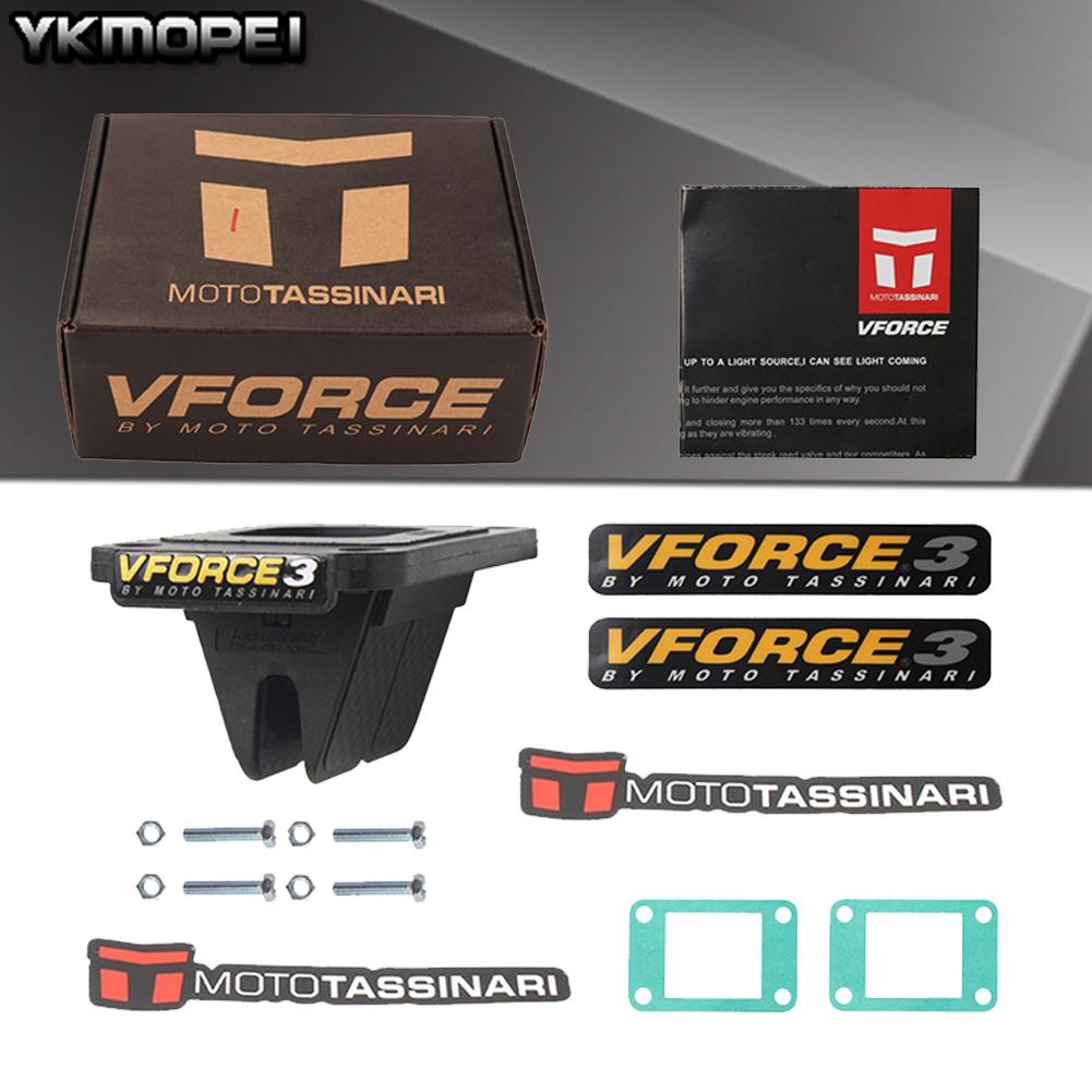

Motorcycle Reed Valve V351B VForce V-Force 3 System For KTM SX 65sx 50sx Minarelli KDM AM6 LC Reed Block Motocross Dirt Bike v351b set
