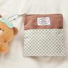 Daiso Cosy Term Front Pocket Pouch Mint