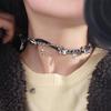 Metal Chain Punk Bracelet Necklace Y2k Multilayer Hand Rope Star Pendant Bracelet  Music Festival
