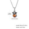 Xiaomi Vnox Angel Pendant Necklace for Men, Stainless Steel Tiger Eye Black Stone Box Chain, Party Birthday Graduation Jewelry Gift