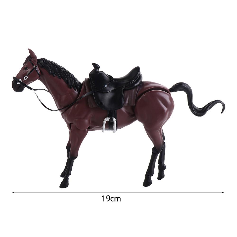 PVC Horse Artist Painting Model Movable Mini Size Horse Figurine  Children Birthday Gift