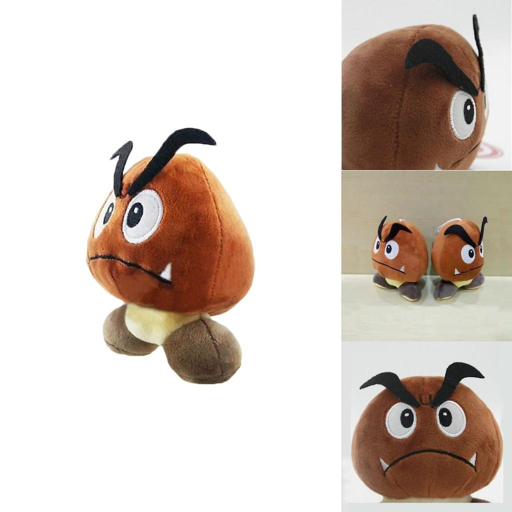 High Quality 6'' Super Mario Bros. Sad Goomba Plush Doll Perfect For Collectors
