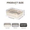 Portable Soap Holder PET Soap Container with Lid for Dust Protection for Bathrooms Kitchens and Travelers