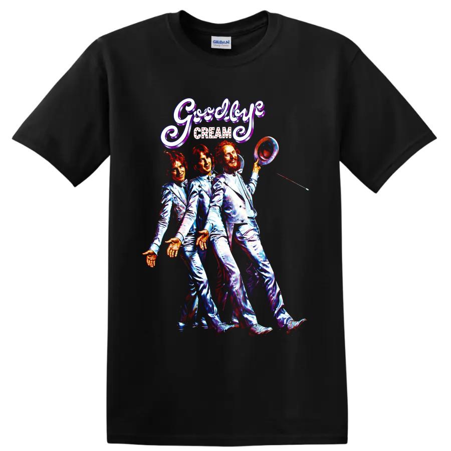 Cream Rock Band T Shirt Vintage Goodbye Concert Graphic Music Legend Tee Gift
