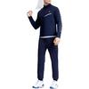 FILA Logo Print Tennis Polo Knit Sports Jacket Men Jackets Dark-Blue A11M333504F-NV