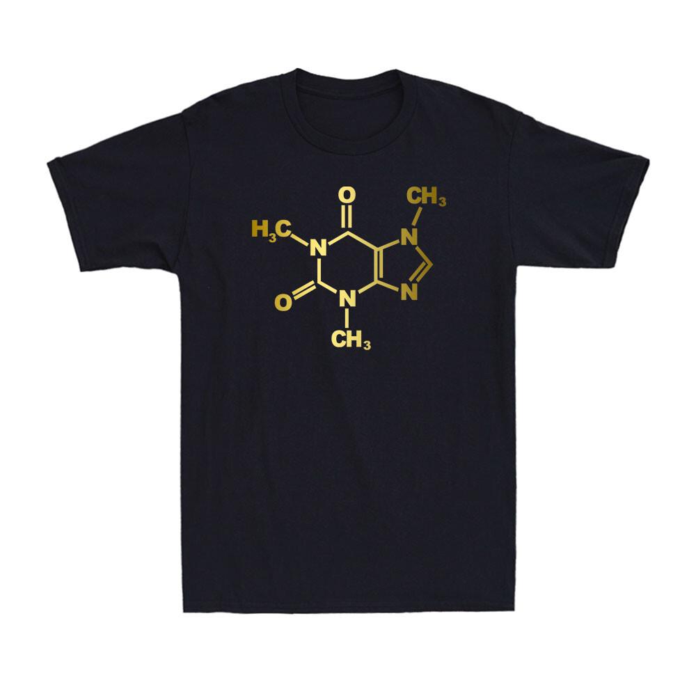 Caffeine Molecule Science Gamer Nerd Geek Science Funny Novelty Men T-shirt XL