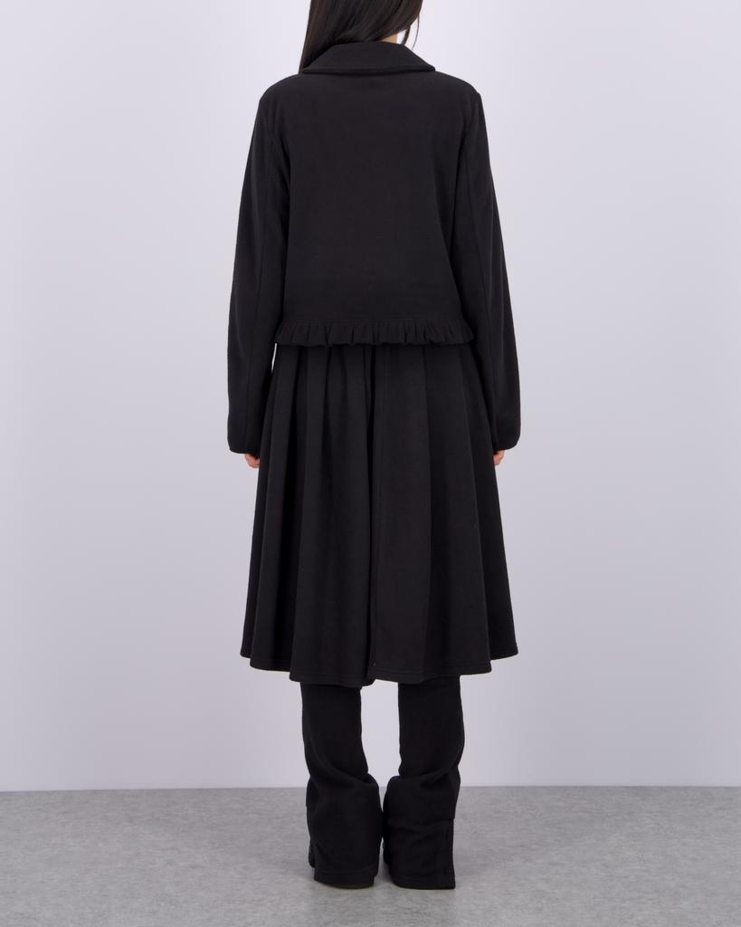 Loaegsyueol Fleece Midi Warmer Skirt_Black