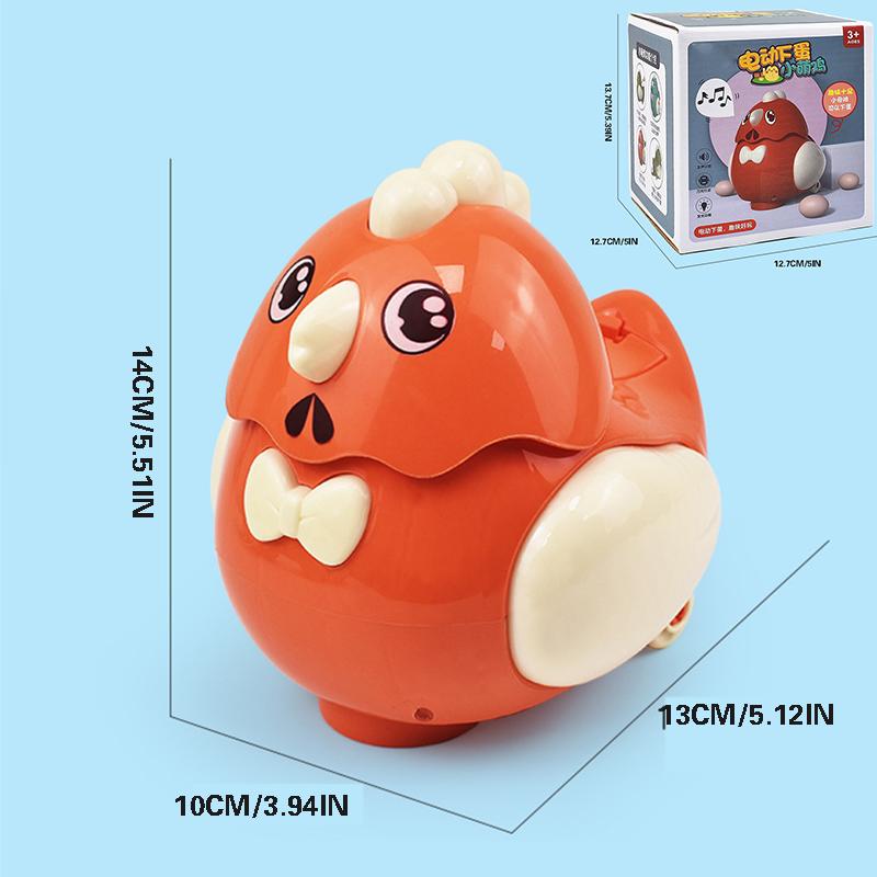 Electric Toy Simulation Hen Doll With Music And Lights Hit & Go Walking Educational Gift For Kids Toddler