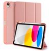 Case for iPad (2025) / 10.9 (2022) - Leather/PU, Pink, Auto Wake/Sleep