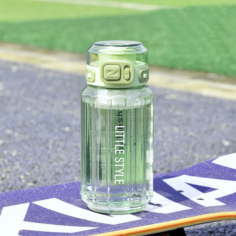 1PC 730ml Large Capacity Sports Water Bottle Leak Proof Colorful Plastic Cup Drinking Outdoor Travel Portable Gym Fitness Jugs