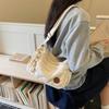 Women's Bag Solid Shoulder Bag Lightweight Nylon Crossbody Bag