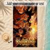 Beach TowelDragon Ball Custom Name Text Personalized Soft Towel for Beach Pool Indoor Home Decor Gift