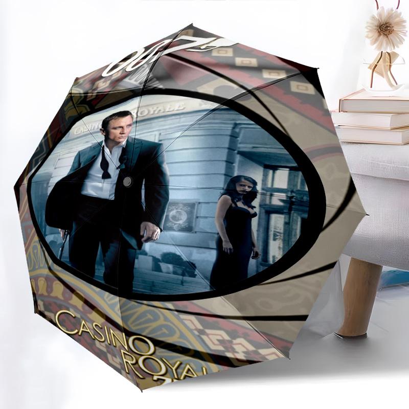 007: Spectre Danger Folding umbrella travel Suitable for all seasons light printing Umbrella