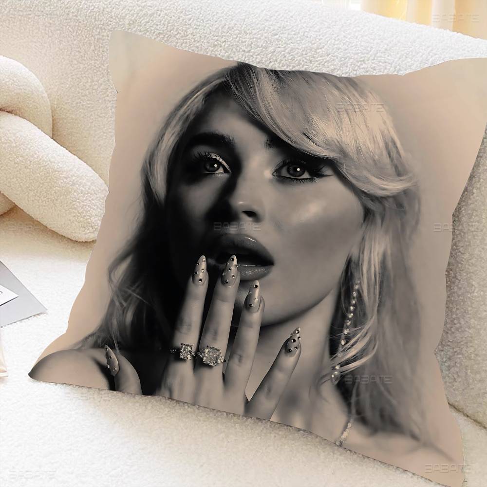 Sing Sabrina Carpenter Album Cushion Cover Pillow Cover Decor Pillowcase Printed Cushion Case for Couch