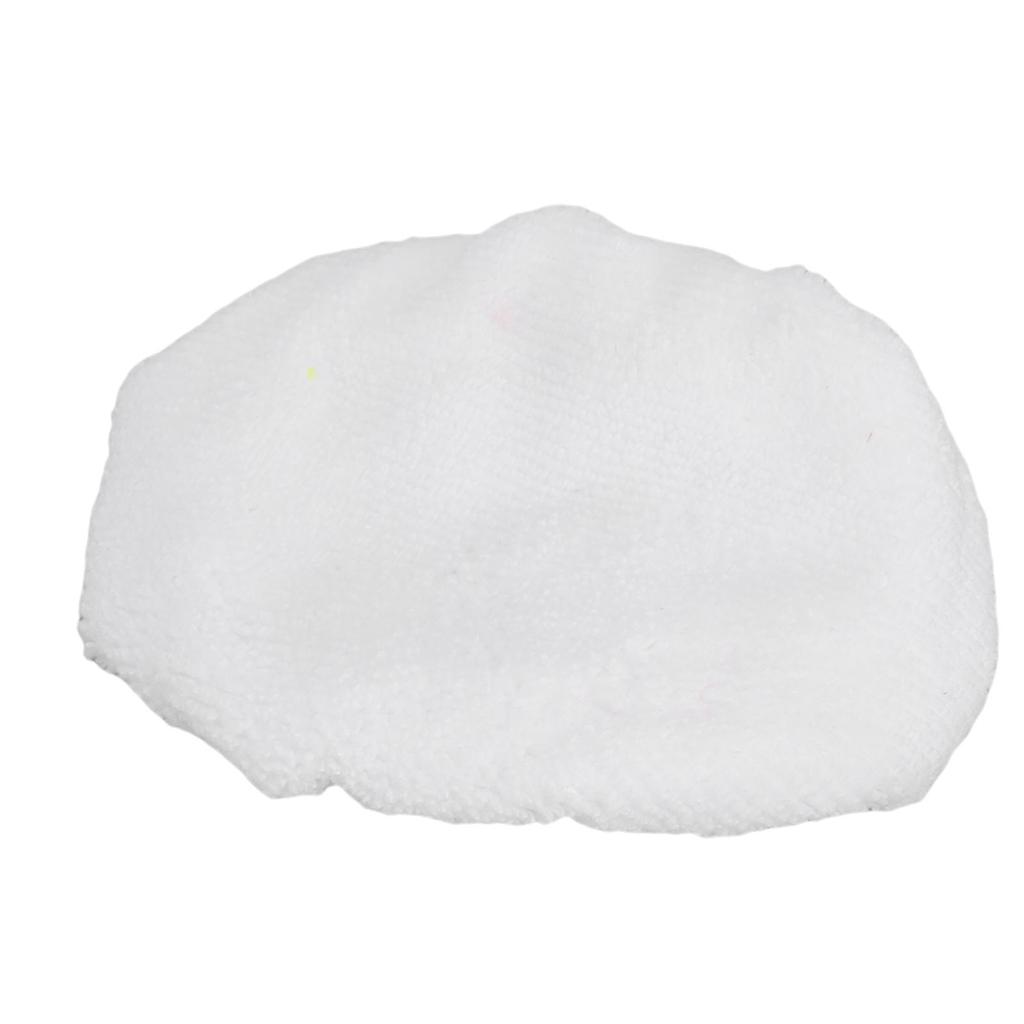 10 Pièces Chiffons Microfibres pour Nettoyeur Vapeur Housse Lavable Réutilisable Tampons Accessoires de Remplacement