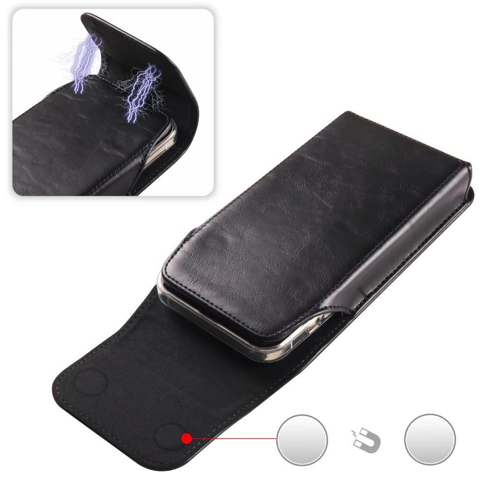 Belt Clip Sleeve Cell Phone Holder Magnetic Buckle Protective Waist Bag  Outdoor Wallet