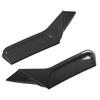 1 Pair Rear Window Side Spoiler Wing Splitter Canard Trim Car Accessories Replacement for MK8 VIII R GTD 2020+ Carbon