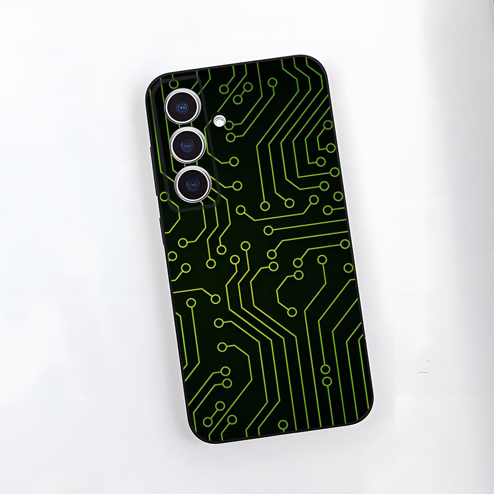 Inside Circuit Board Phone Case For Samsung A25 A13 A33 5G A54 A36 A35 A56 A52 A14 Shockproof Soft Cover