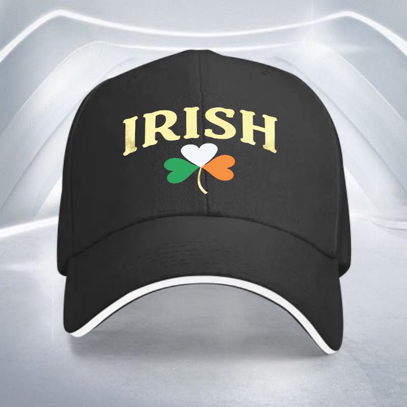 Irish Shamrock Baseball Cap Adult Polyester Adjustable Casual Outdoor Sports Cap Unisex