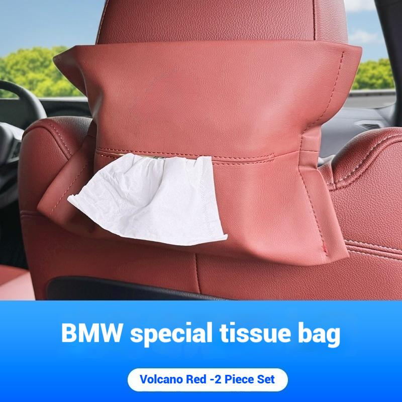 

Car Tissue Storage Bag Interior Auto Paper Towels Bag Hanging Seat Back Organizer Anti Scratch Tissue Container Car Acessories красный