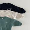 Autumn Winter Baby Sweatshirt Boy Girl Long Sleeve Letter Print Tops Toddler Casual Loose Pullover Outerwear Kids Top Clothes