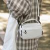 Women Nylon Small Handbag Men Waterproof Lightweight Shoulder Bag Solid Color Crossbody Mobile Phone Bag