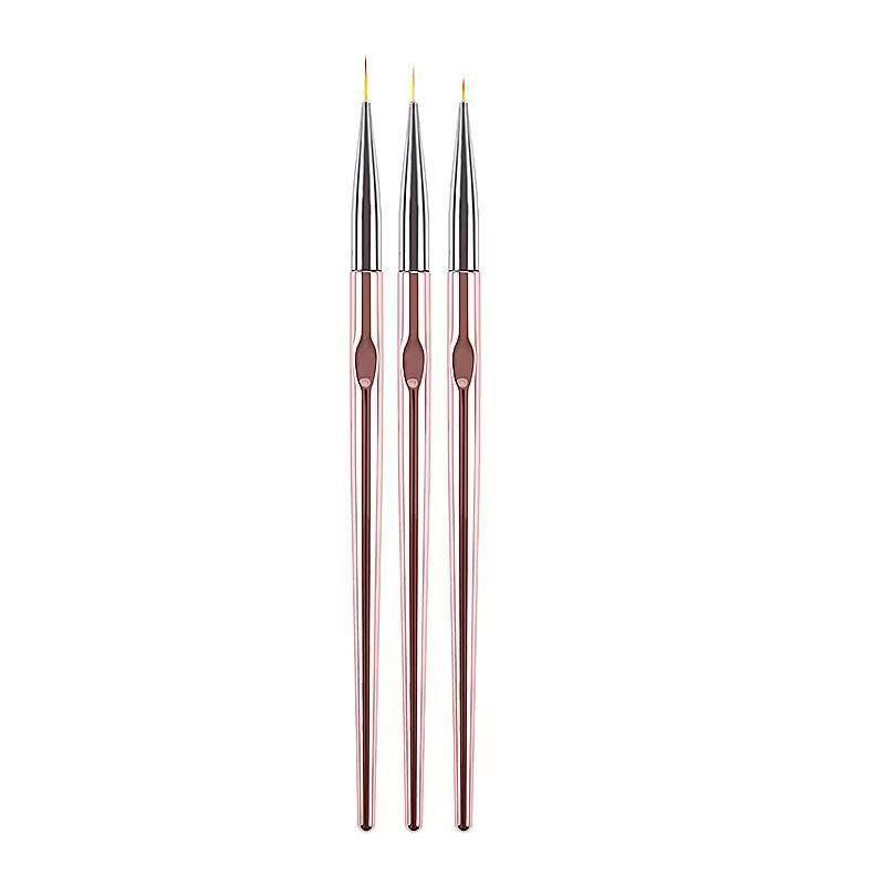 New 3/15PCS Nail Art Brushes Nail Gradient Brush Set French Builder Gel Brush Gel UV Polish Manicure Tools XJS09